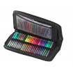 Set 242 piese, Pixuri cu gel multicolor + Rezerve + Carte de colorat + Penar