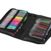 Set 242 piese, Pixuri cu gel multicolor + Rezerve + Carte de colorat + Penar