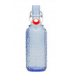 Set 12 sticle culoare Albastru Transparent, volum 0,5l, cu inchidere cu clema metalica, dop cu garnitura, reutilizabile dupa spalare, import Germania