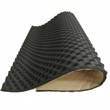 Material insonorizant auto adeziv reliefat, dimensiune 80cm x 50cm x 15mm, culoare Neagra Material insonorizant auto adeziv reliefat, dimensiune 80cm x 50cm x 15mm, culoare Neagra