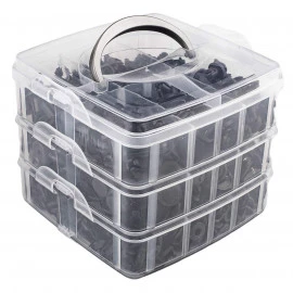 Set cleme clipsuri AMiO pentru reconditionare auto, 620 piese, diferite modele