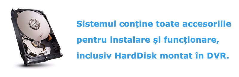 HardDisk montat in DVR HardDisk montat in DVR
