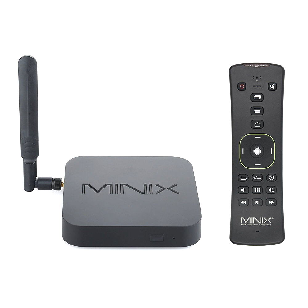 Mini PC MINIX NEO U9-H (Octa Core, Android 6, 2GB RAM, 16GB, H.265, Dual Band Wi-Fi, 4K) si Airmouse Minix NEO A2 lite