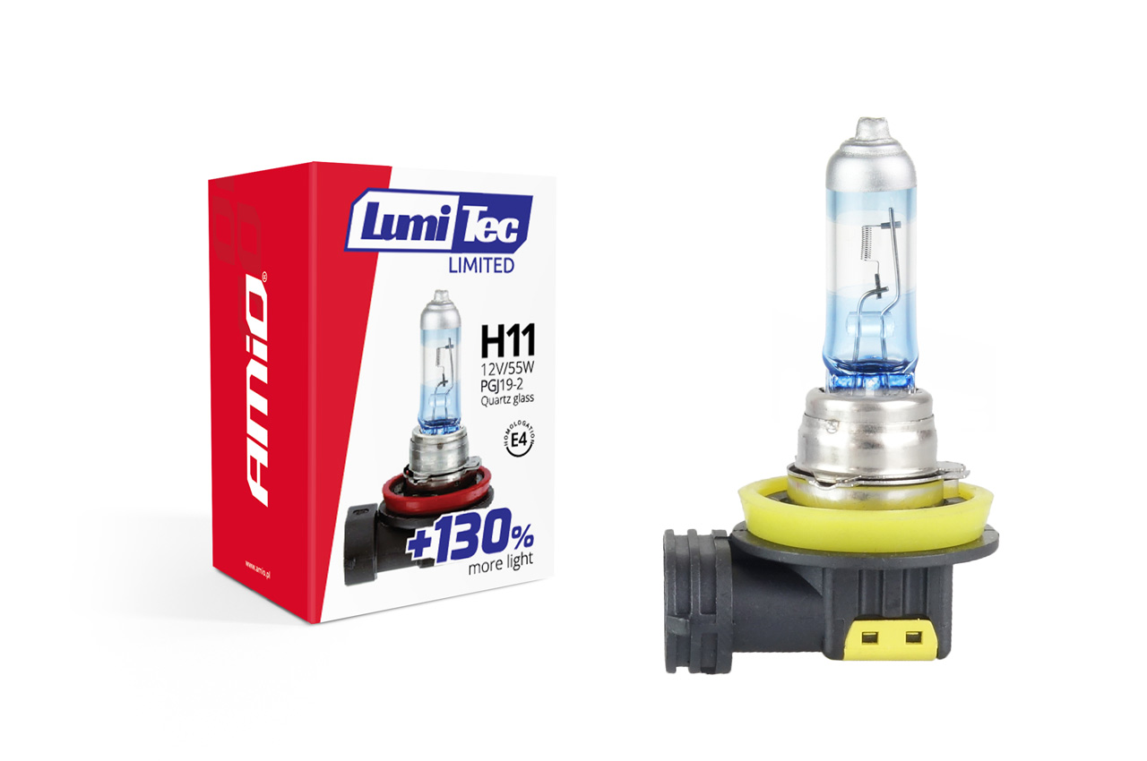 Bec halogen H11 12V 55W LumiTec LIMITED + 130%