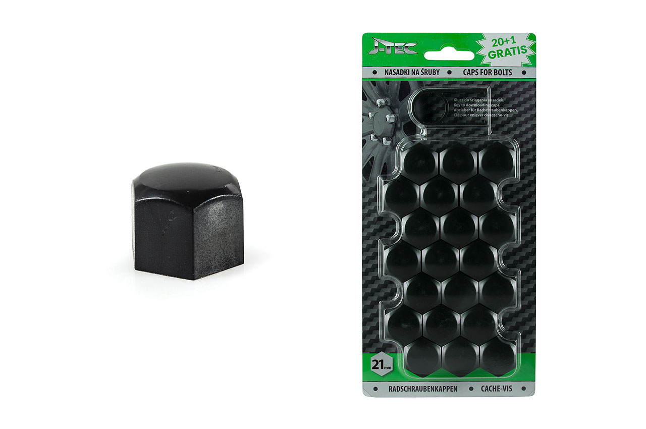 Set capace prezoane 21 mm, culoare negru