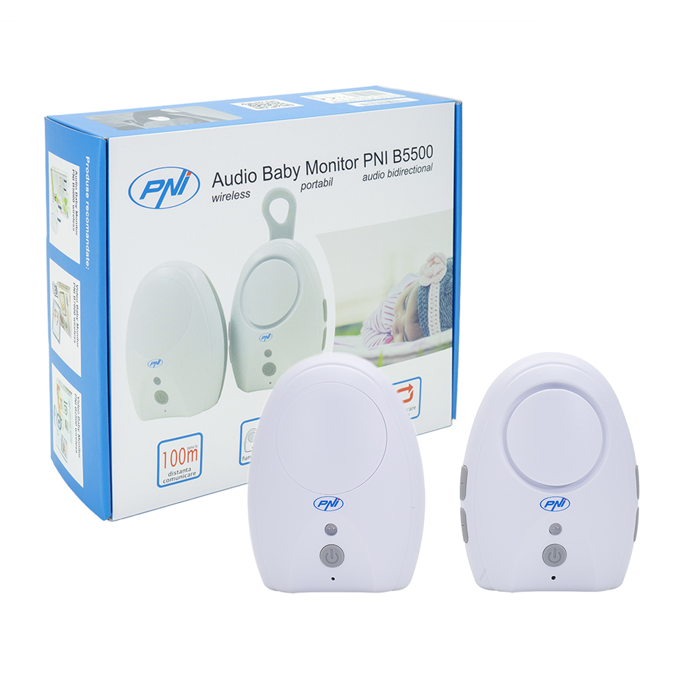 Audio Baby Monitor PNI B5500 wireless, intercom, functie Vox si Pager