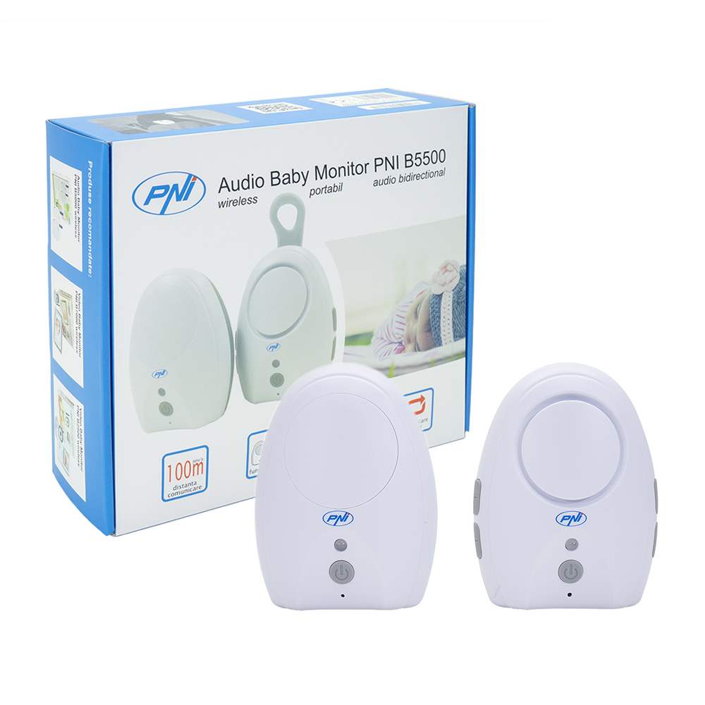 Audio baby monitor pni b5500 wireless, intercom, functie vox si pager