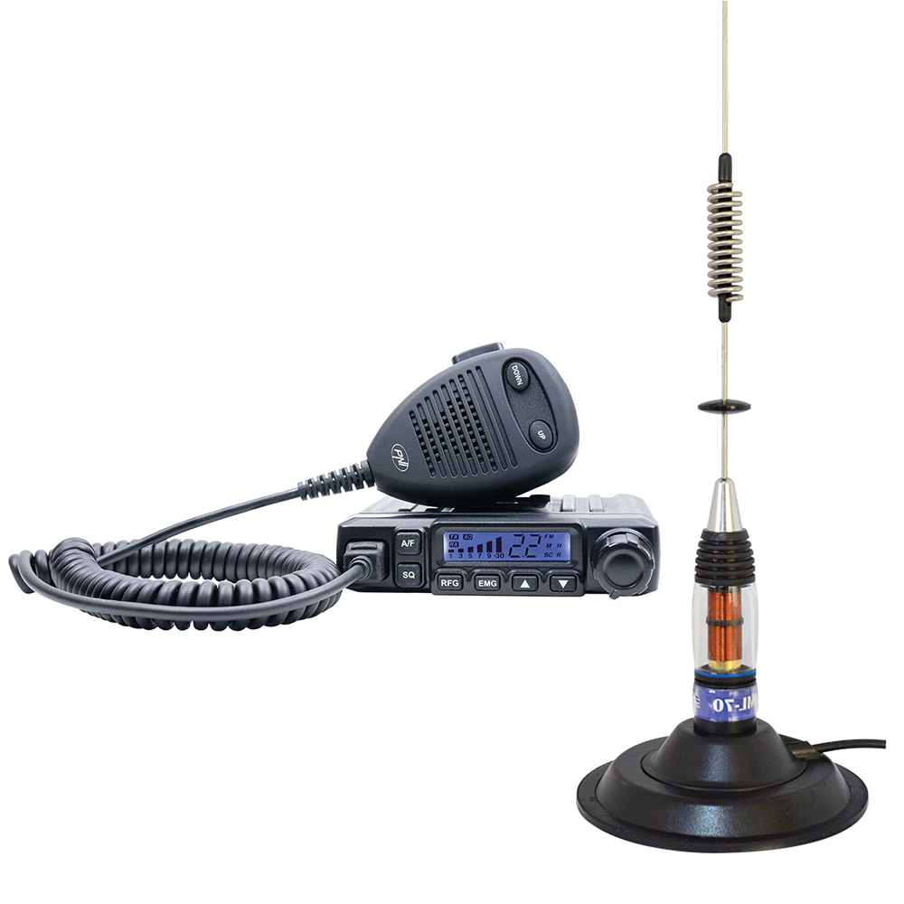 Pachet statie radio cb pni escort hp 6500 asq + antena cb pni ml70