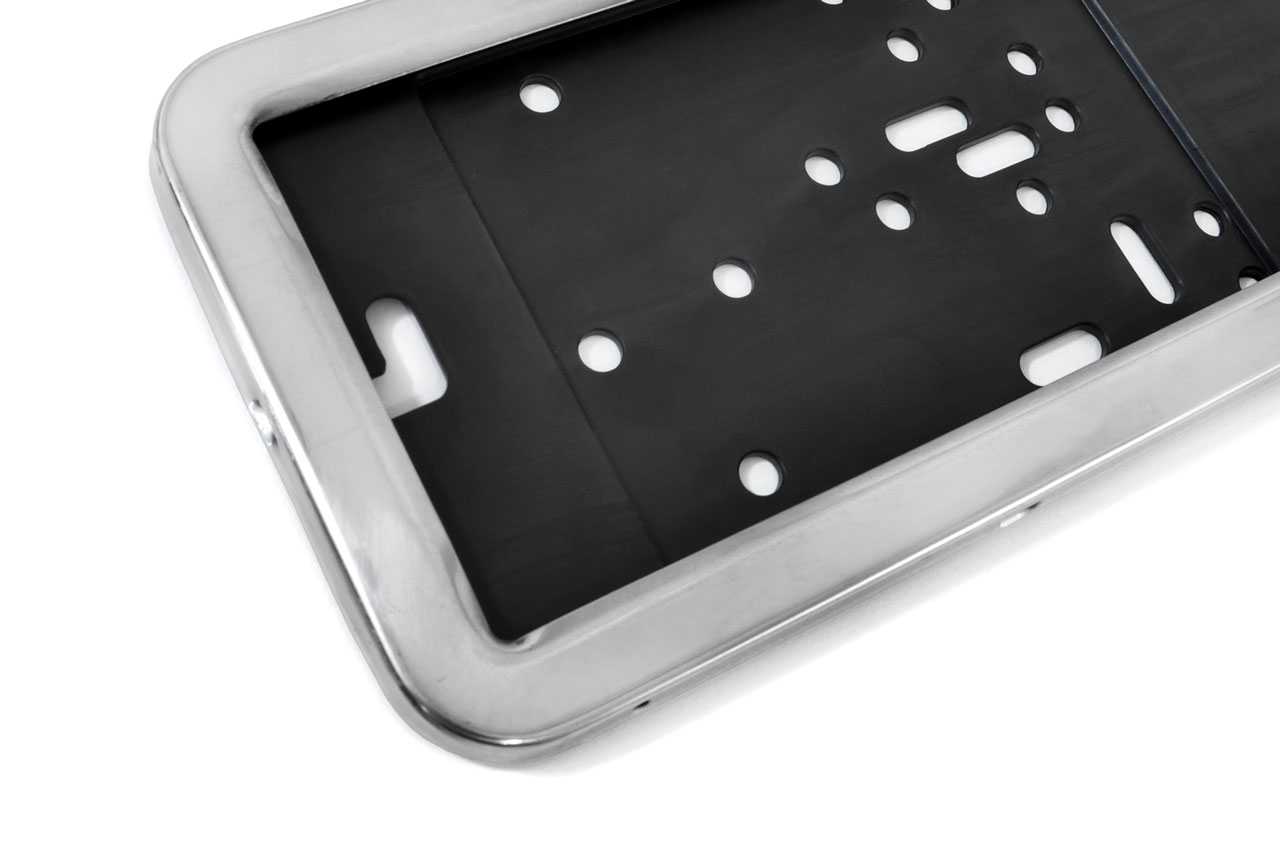 Suport numar inmatriculare din inox, lpf 001