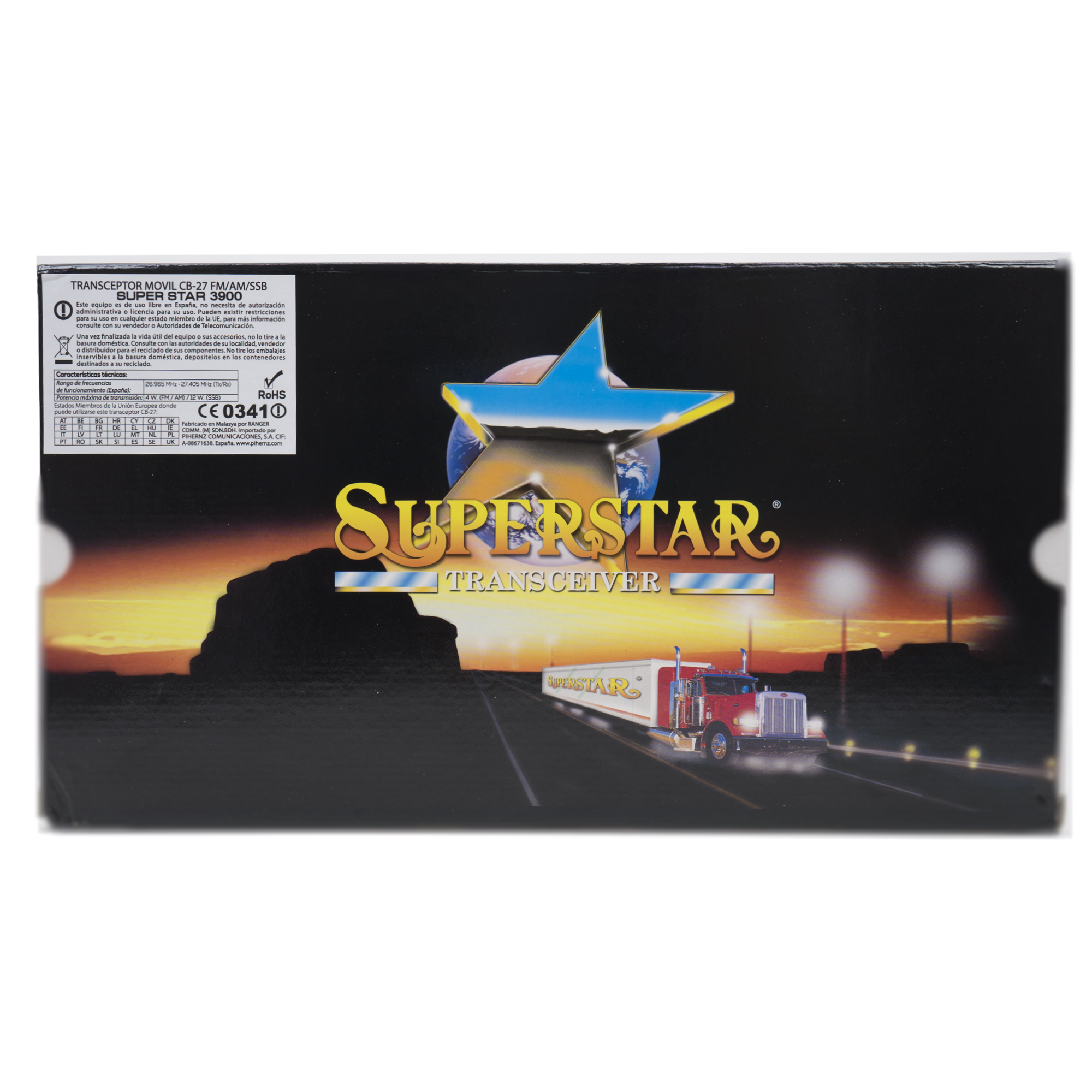 Nueva SUPER STAR 3900 emisora de cb 27MHz versión 2023