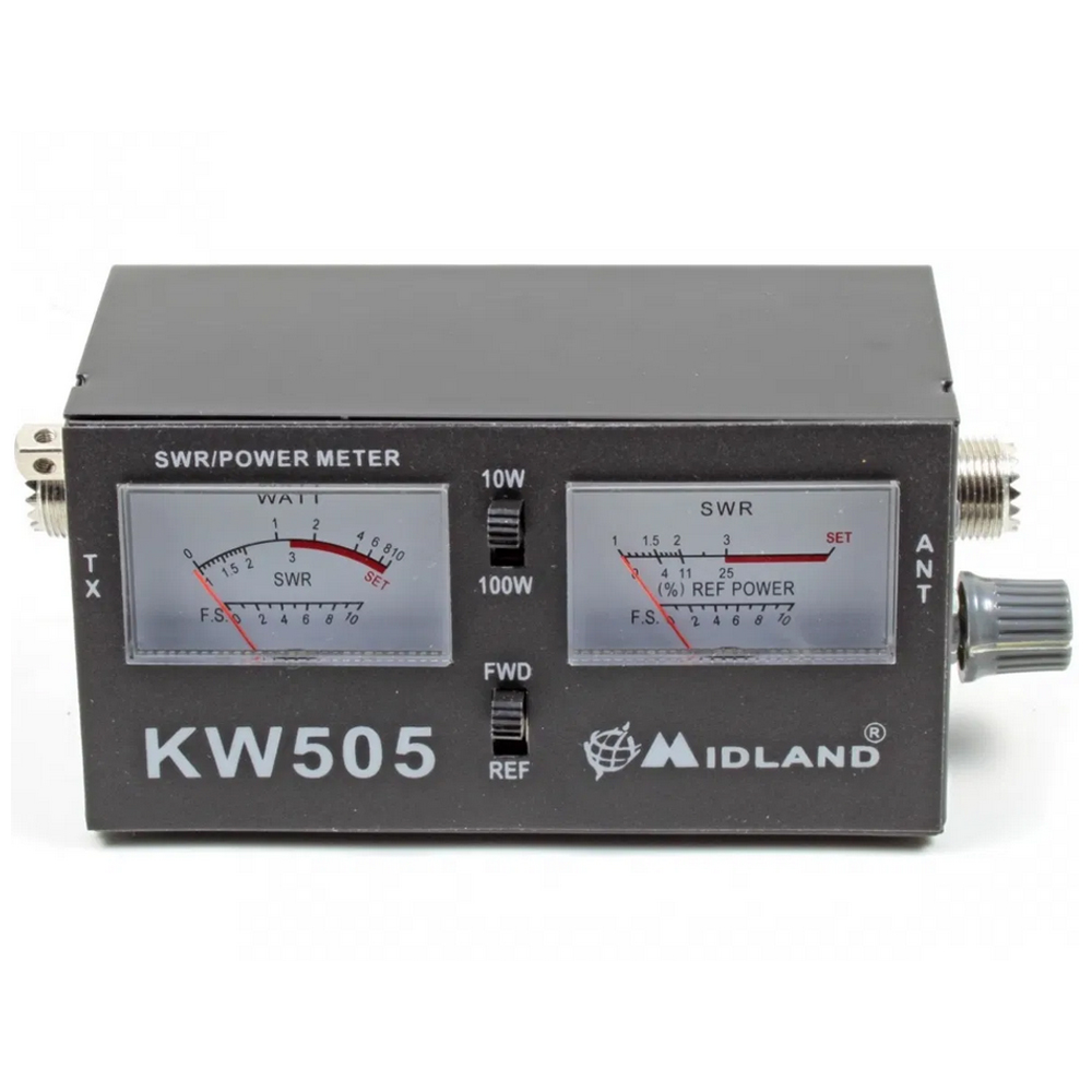 Reflectometru Midland KW505, PWR-SWR Meter, 10W-100W, 1.5-150MHz