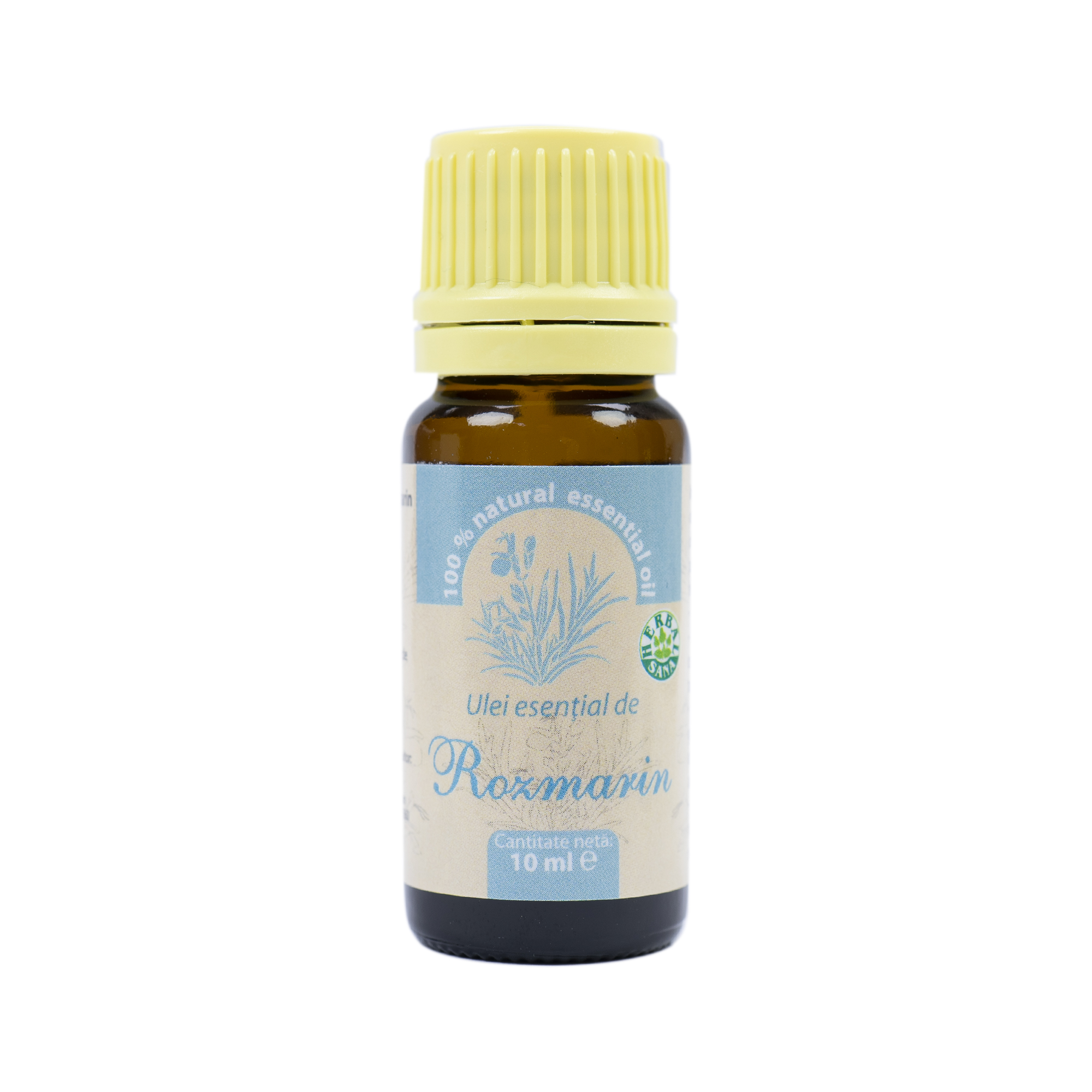 Ulei esential de rozmarin (rosmarinus officinalis) 100 % pur fara adaos, 10 ml