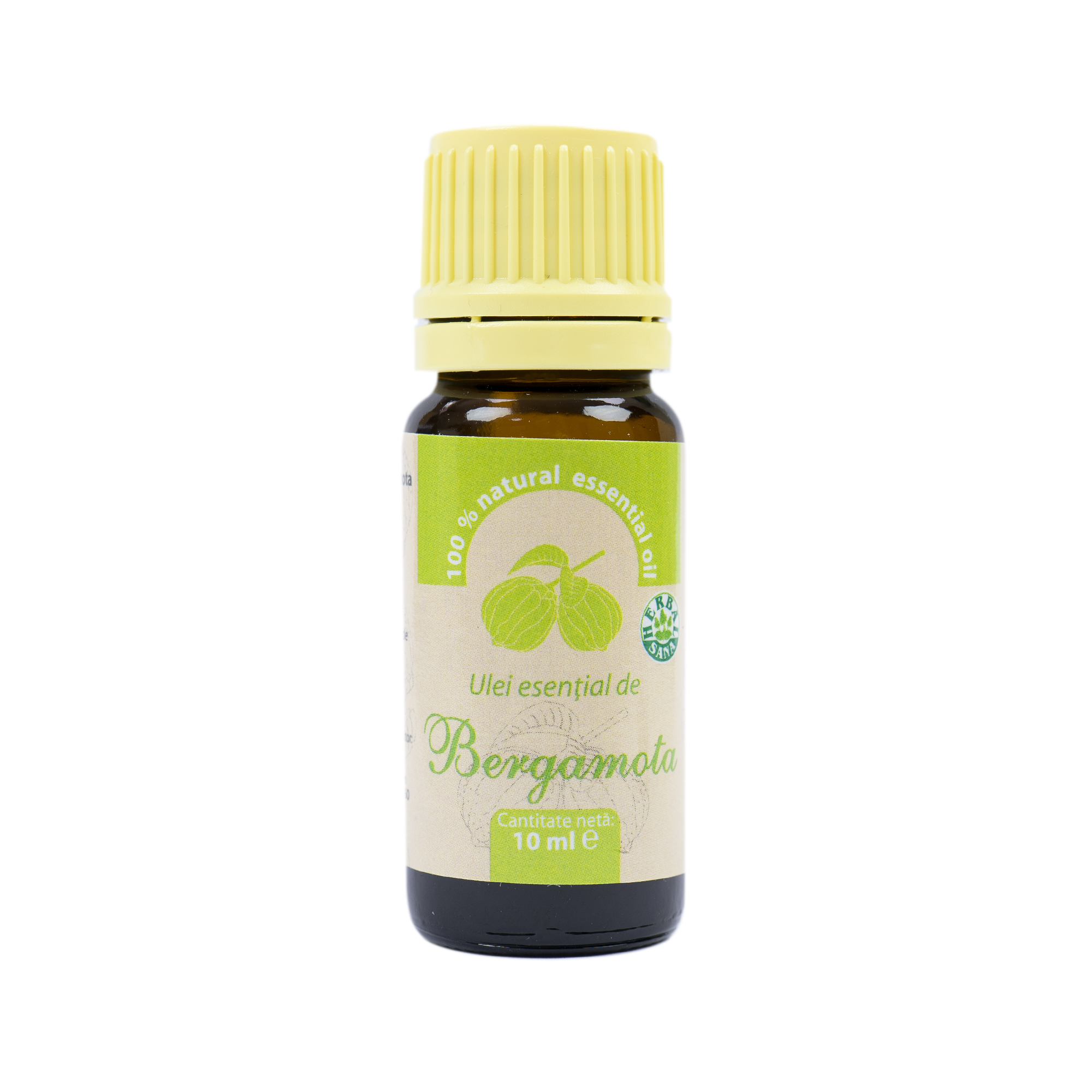 Ulei esential de bergamota (citrus bergamia), 100% pur fara adaos, 10 ml