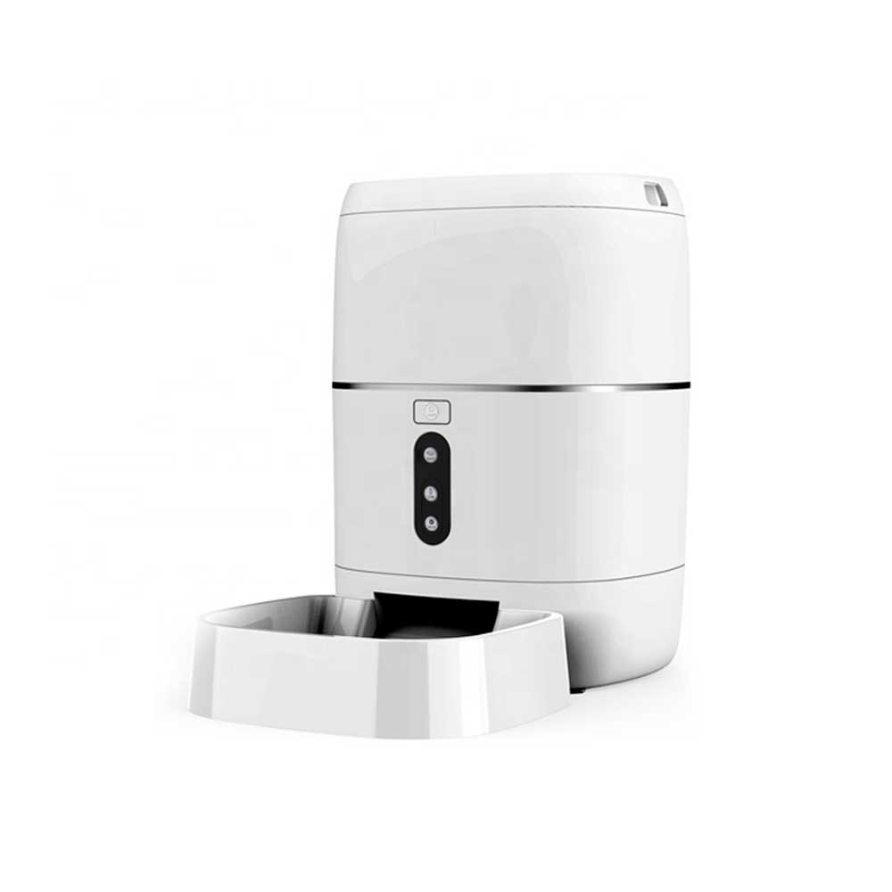 Hranitoare inteligenta de mancare pni mypet pt033pf pentru animale de casa, wifi, 3 litri, programabil din aplicatia tuya smart