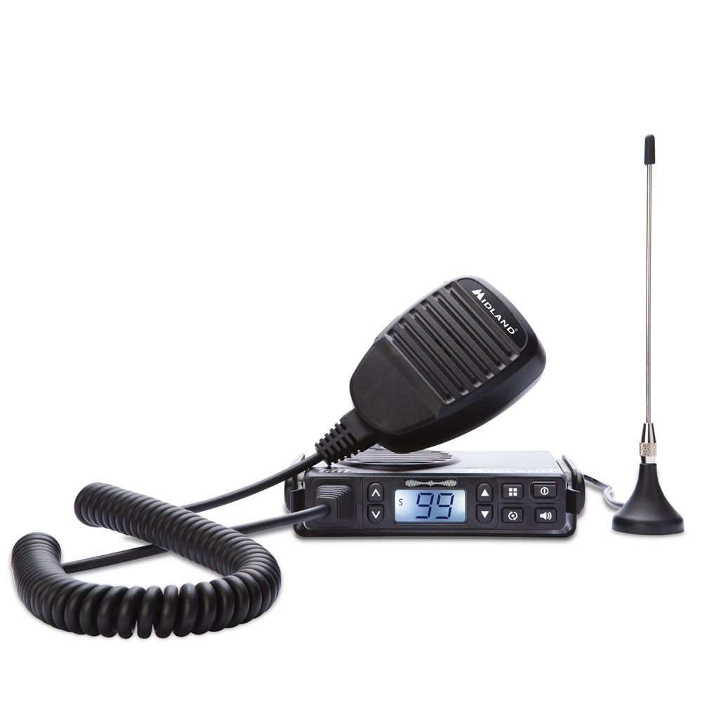 Statie radio pmr mobila midland gb1-r cu antena magnetica inclusa