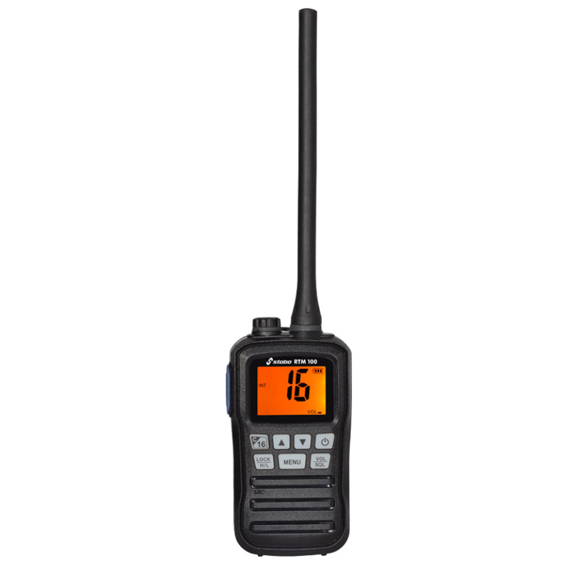 Statie radio maritima portabila stabo rtm 100 li-ion, ip x7, scan, dual/tri watch