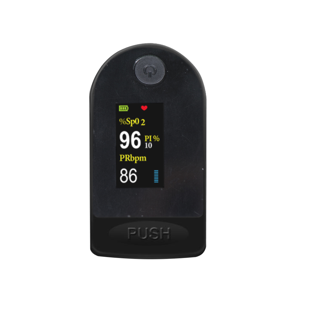 Pulsoximetru tft pentru deget pni pd102 pentru masurarea saturatiei de oxigen din sange si a pulsului, cu rotire ecran