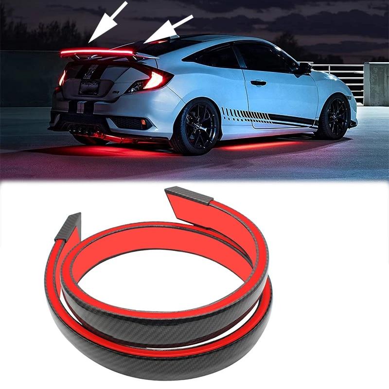 Lampa stop frana suplimentara tip eleron pentru autoturisme, 12v, 120cm, carbon