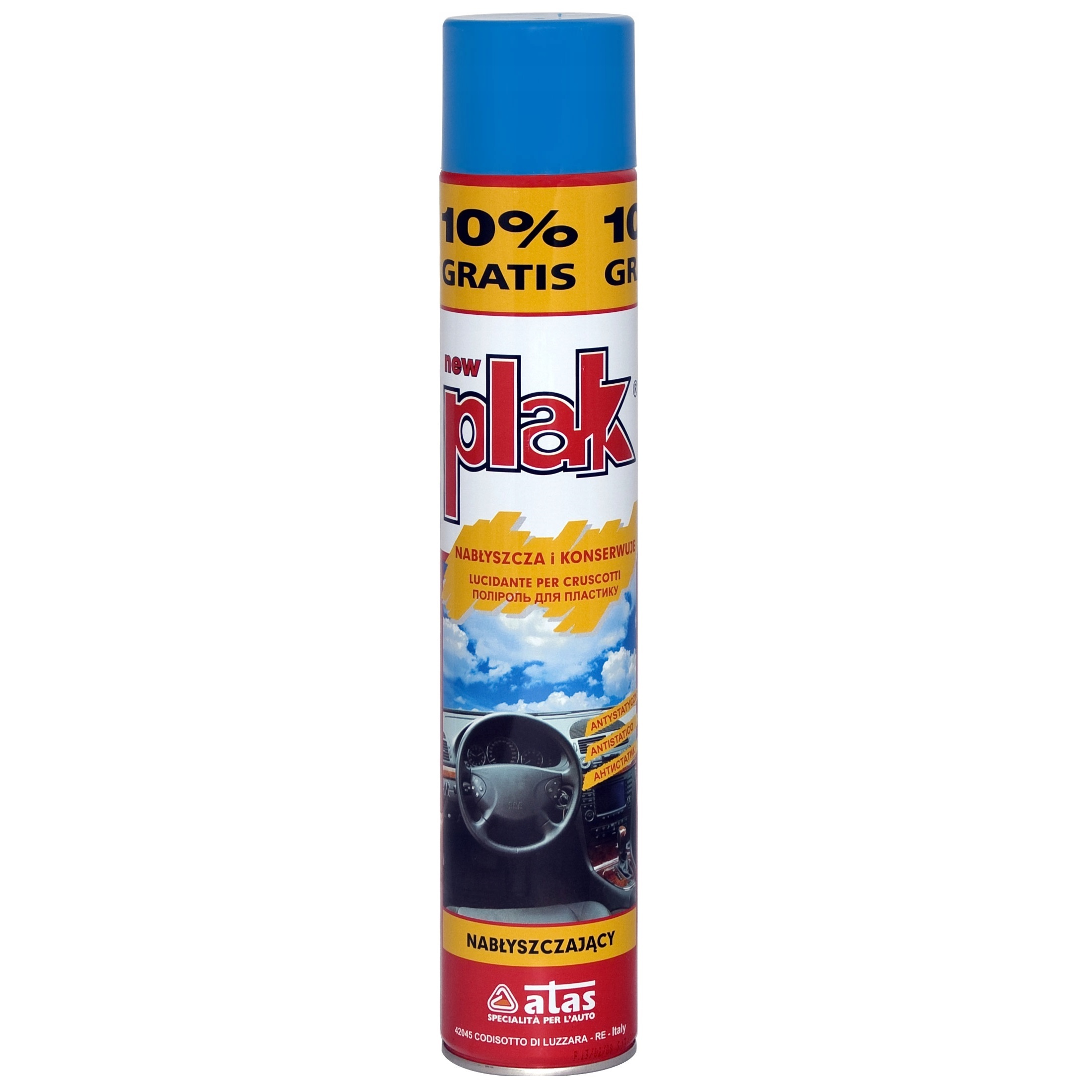 Spray siliconic pentru curatarea bordului atas plak 750ml lavanda