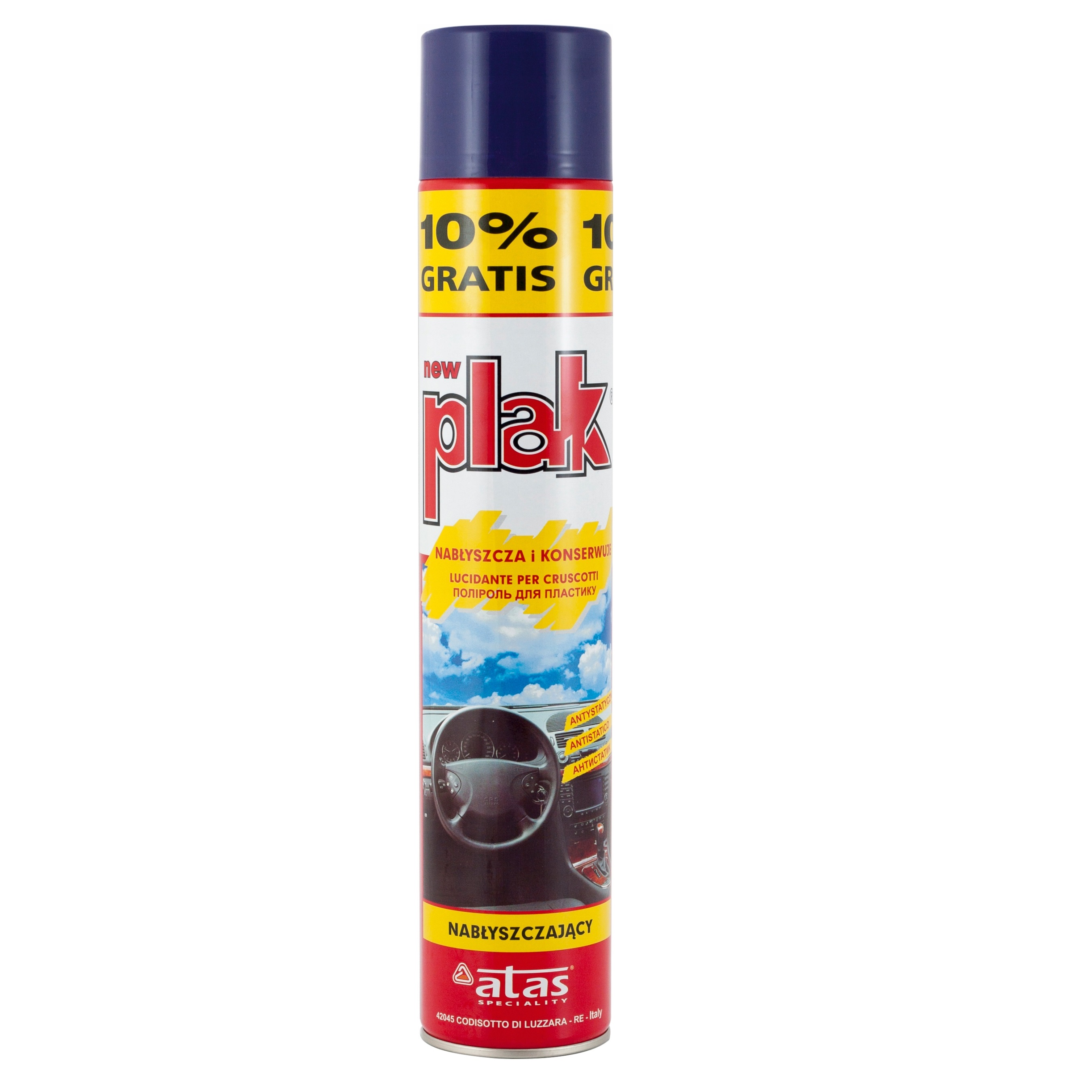Spray siliconic pentru curatarea bordului atas plak 750ml struguri