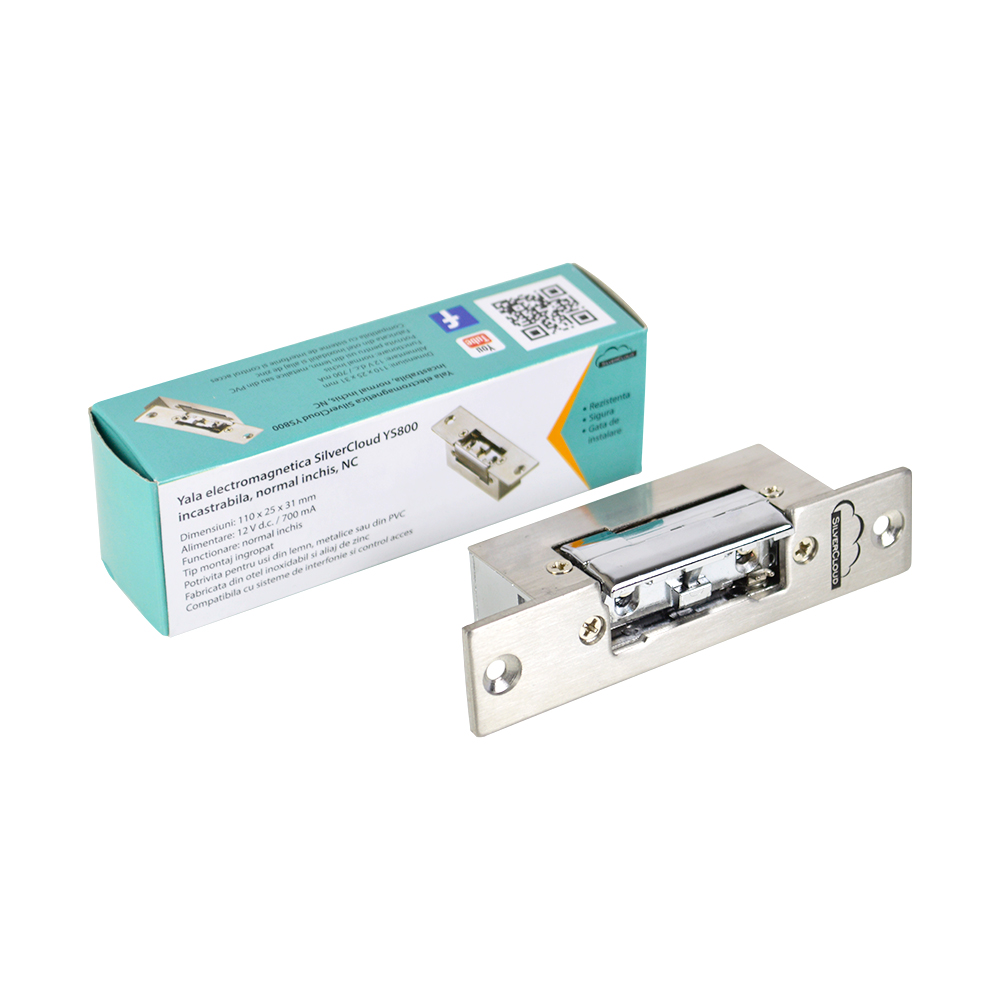 Yala electromagnetica silvercloud ys800 incastrabila, normal inchis, nc