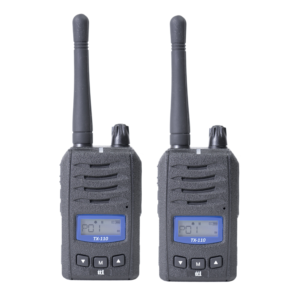 Set 2 buc. statii radio pmr portabile tti tx110