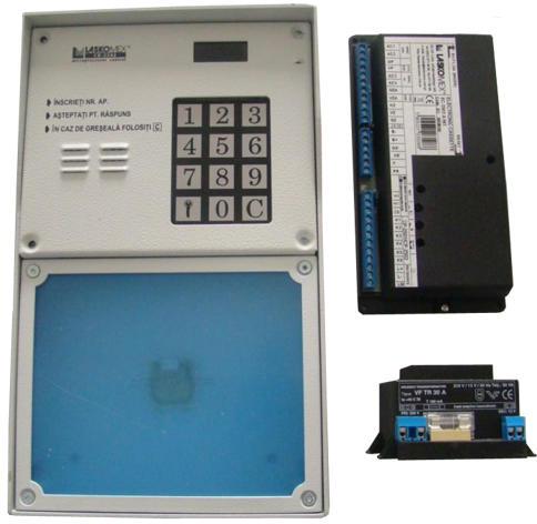 Centrala interfon de bloc laskomex cd2503/rf2503