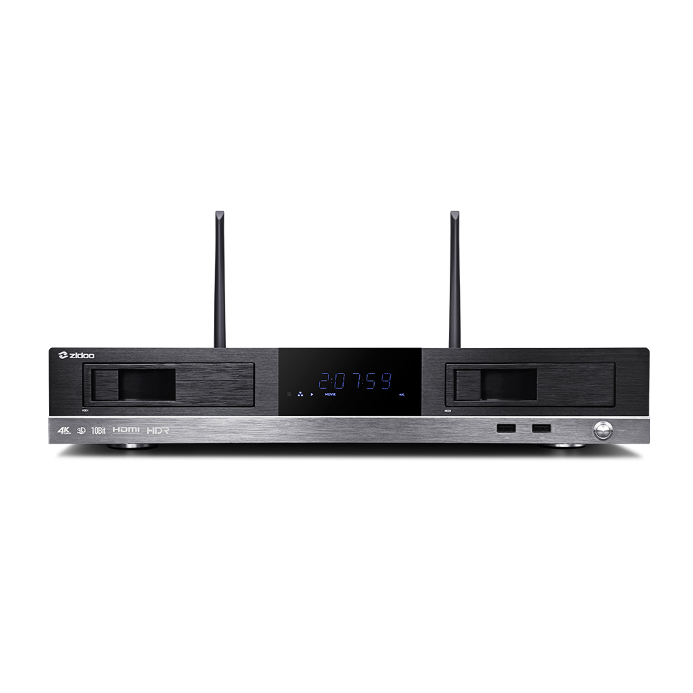 Mini pc cu android pni zidoo x20 pro, arm cortex a53, 4gb ddr4, 32gb emmc, dual 3.5 hdd, redare 4k