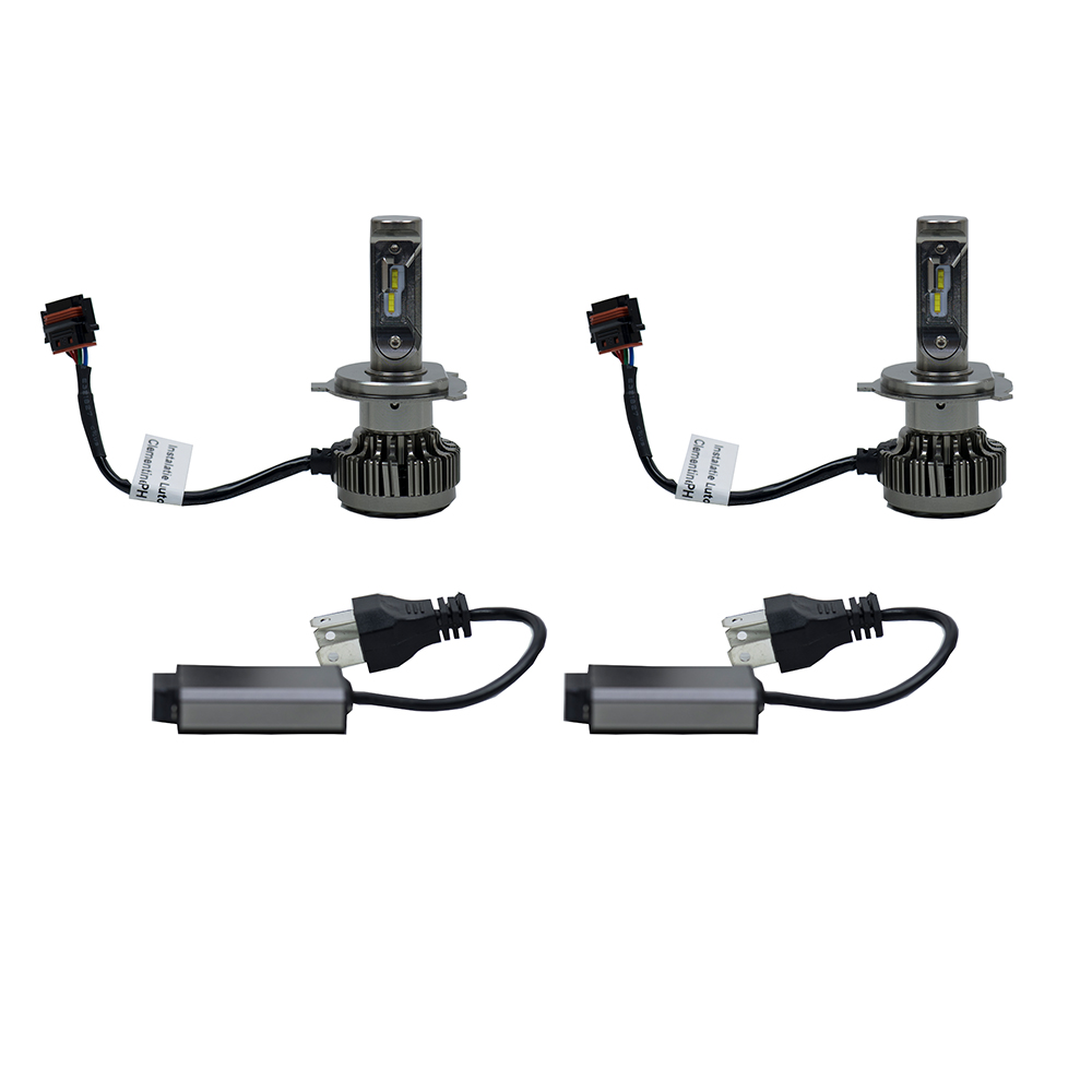 Instalatie led auto pni clementine h4 ph 6000k, 2 buc, 12v, 40w
