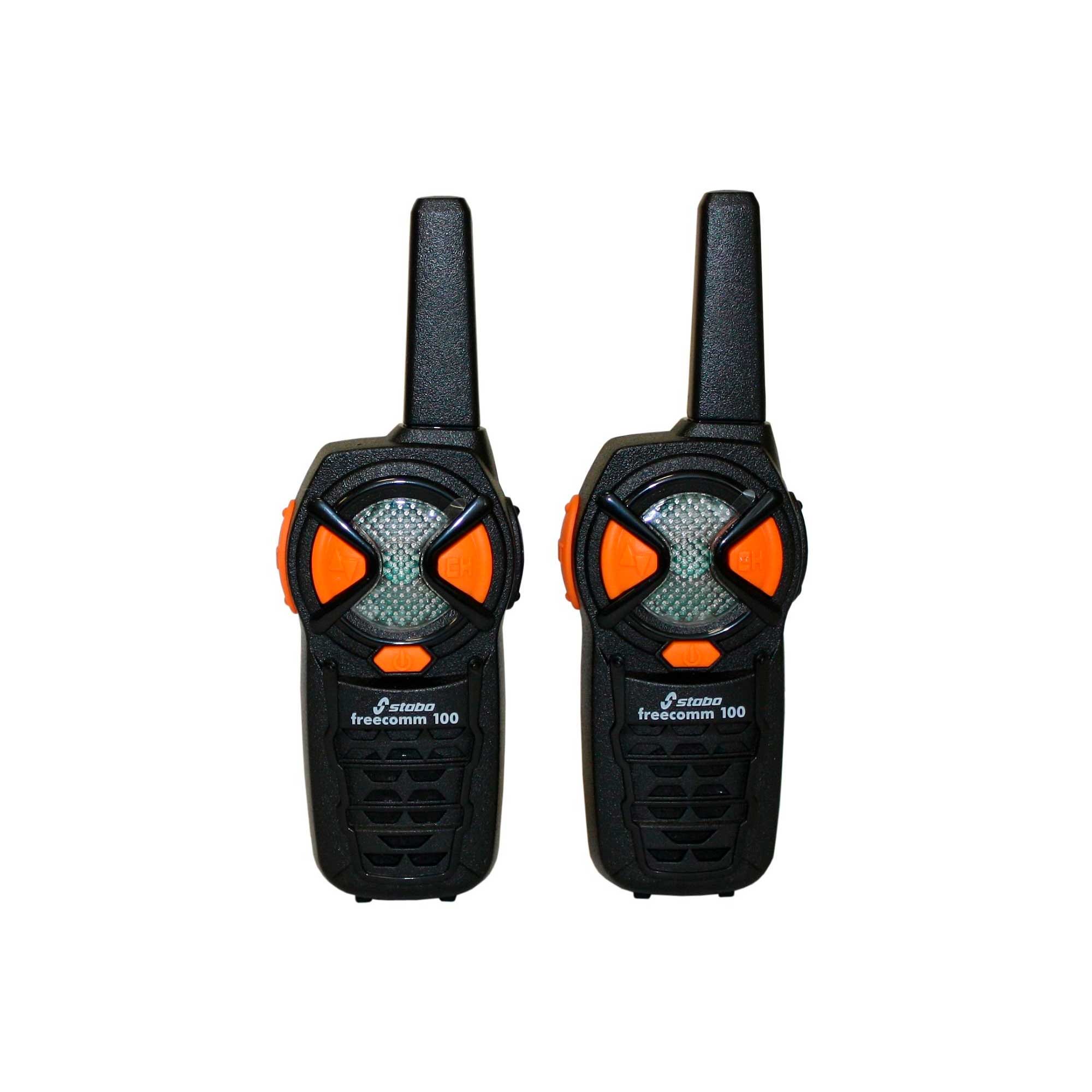 Statie radio pmr portabila stabo freecomm 100 0.5w 6ch set cu 2 bucati