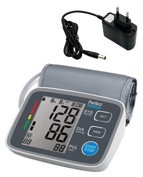 Tensiometru de brat pm-02, ecran lcd, cu adaptor cadou