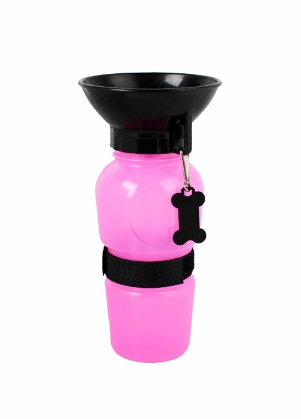 Sticla adapare animale de companie pentru picnic, ROZ