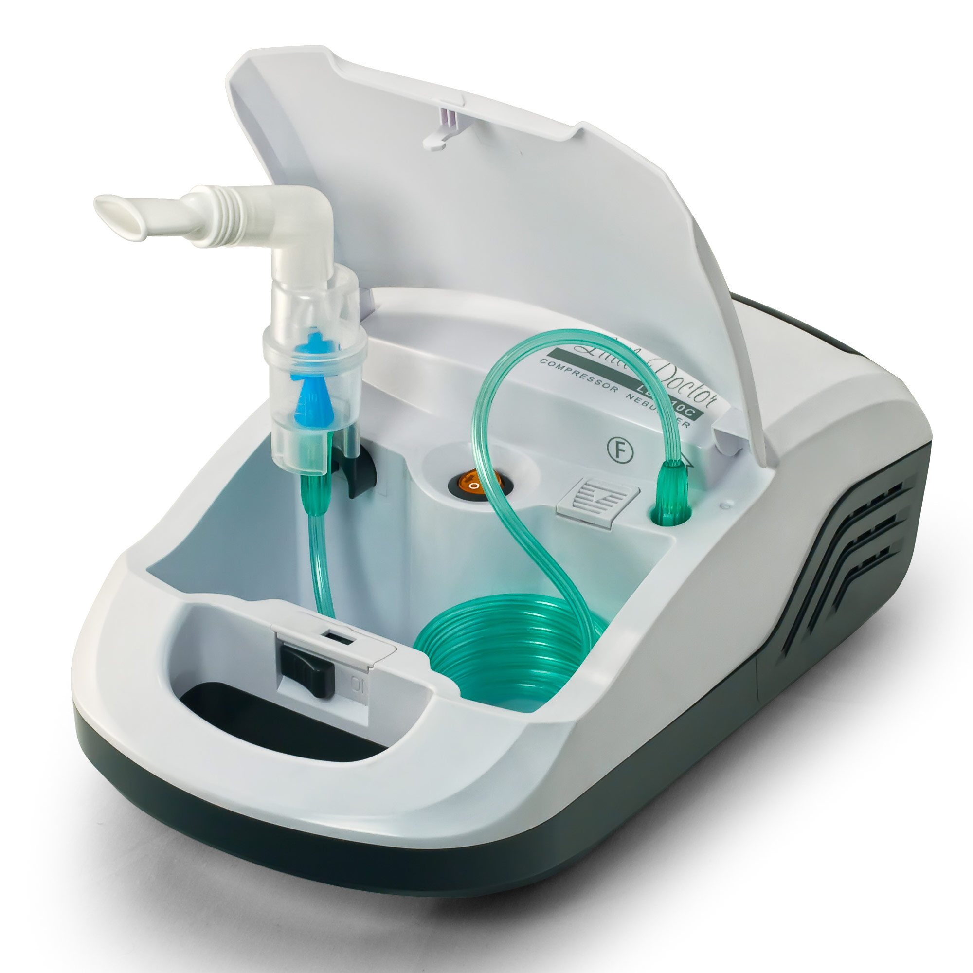 Aparat aerosoli little doctor ld 210c, nebulizator cu compresor, 3 dispensere
