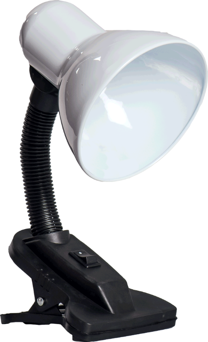 Lampa birou clip alb 1xe27 60w erste