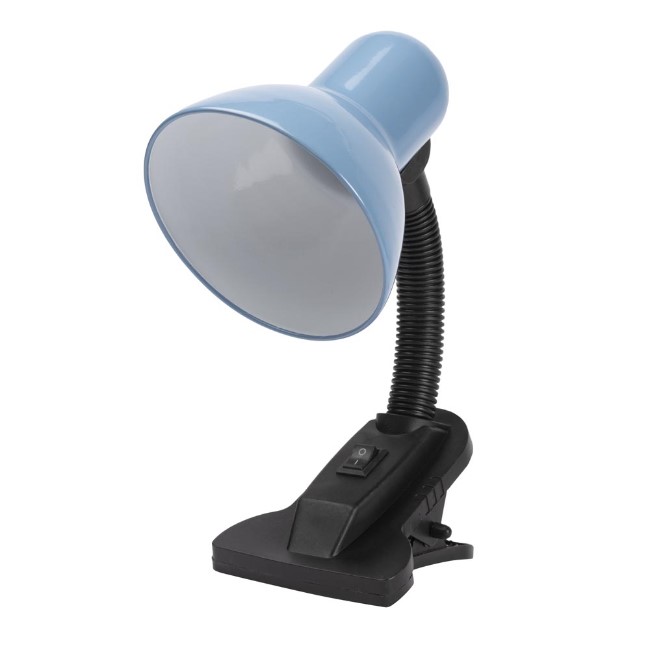 Lampa birou clip bleu 1xe27 60w erste