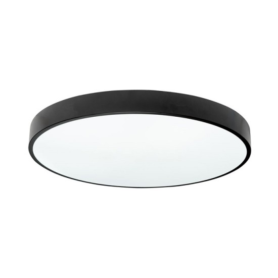 Plafoniera led erste macaron negru 52w 3000-6000k
