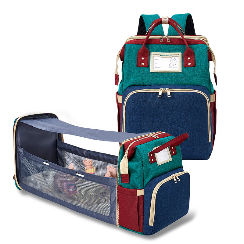 Rucsac extensibil multifunctional pentru mamici cu port usb