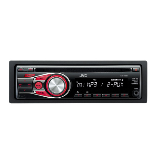 Player auto jvc kd-r331ey, 4x50w, aux