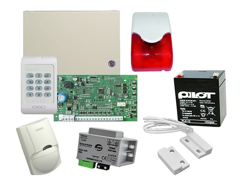 Sistem alarma antiefractie dsc kit 1404 int
