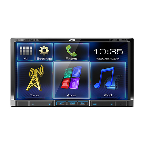 Player auto jvc kw-v50bte, touchscreen, bluetooth, 4x50w, usb, hdmi, aux