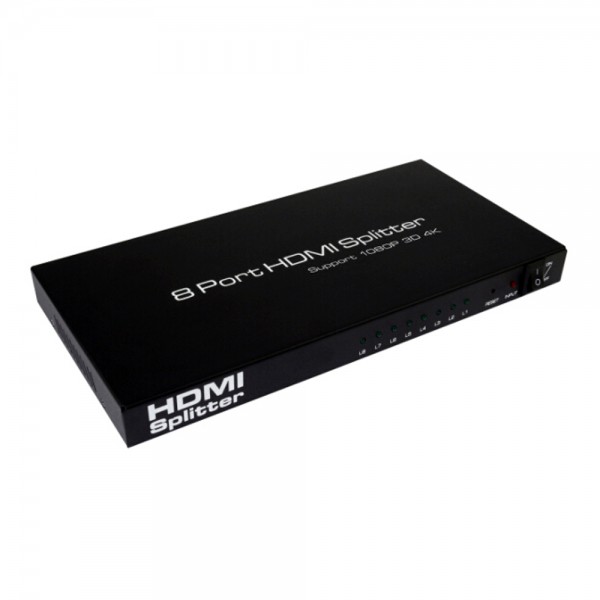 Spliter hdmi 1.4 3d cu 8 porturi 1080p