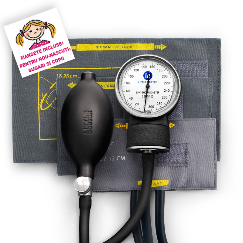 Tensiometru mecanic little doctor ld 80, pentru copii si nou-nascuti, fara stetoscop