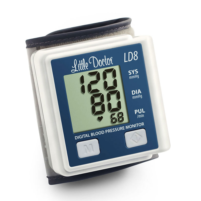 Tensiometru de incheietura little doctor ld8, memorare 90 de valori, algoritm fuzzy