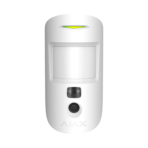 Detector de miscare pir motioncam indoor, imunitate animale, wireless, alb - ajax