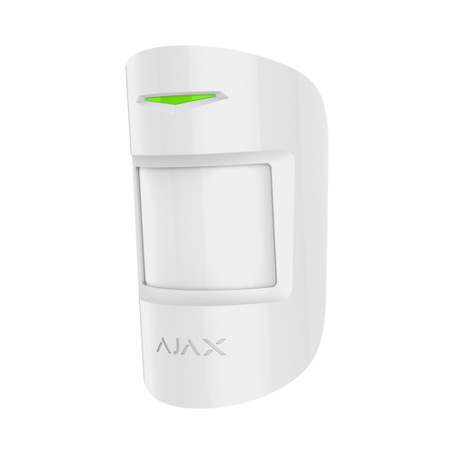 Detector de miscare pir motionprotect, wireless, alb - ajax