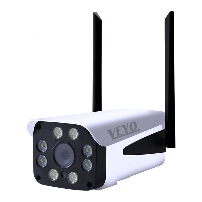 Camera supraveghere exterior ip bullet, 4mp wireless veyo, p2p, inregistrare pe card microsd, ir 40m