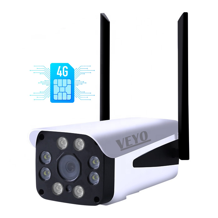 Camera supraveghere exterior veyo bullet, 4mp gsm 4g slot sim, p2p, slot microsd, ir 40m
