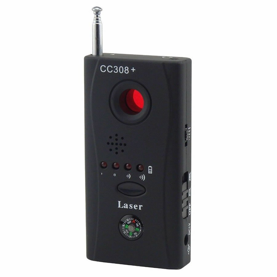 Detector optic-radio pentru camere si microfoane ascunse cu filtru ir