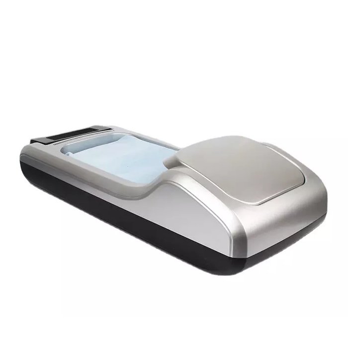 Dispenser profesional cu folie pentru protectie incaltaminte film protector silver