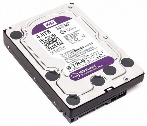 Hdd dedicat pentru supraveghere western digital purple 4 tb